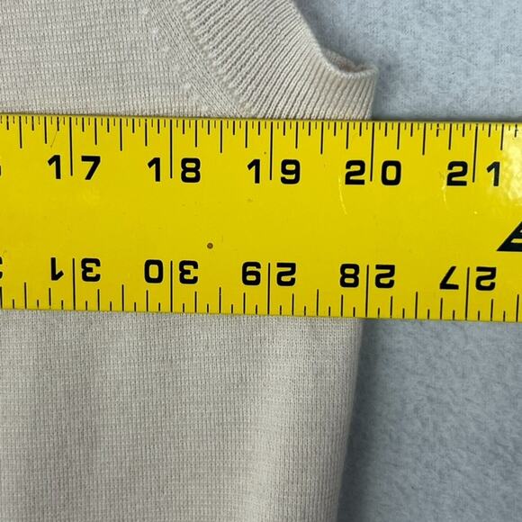 COS Sweater Vest Womens Size Medium Cream Sleeveless Pull Over - Picture 6 of 7